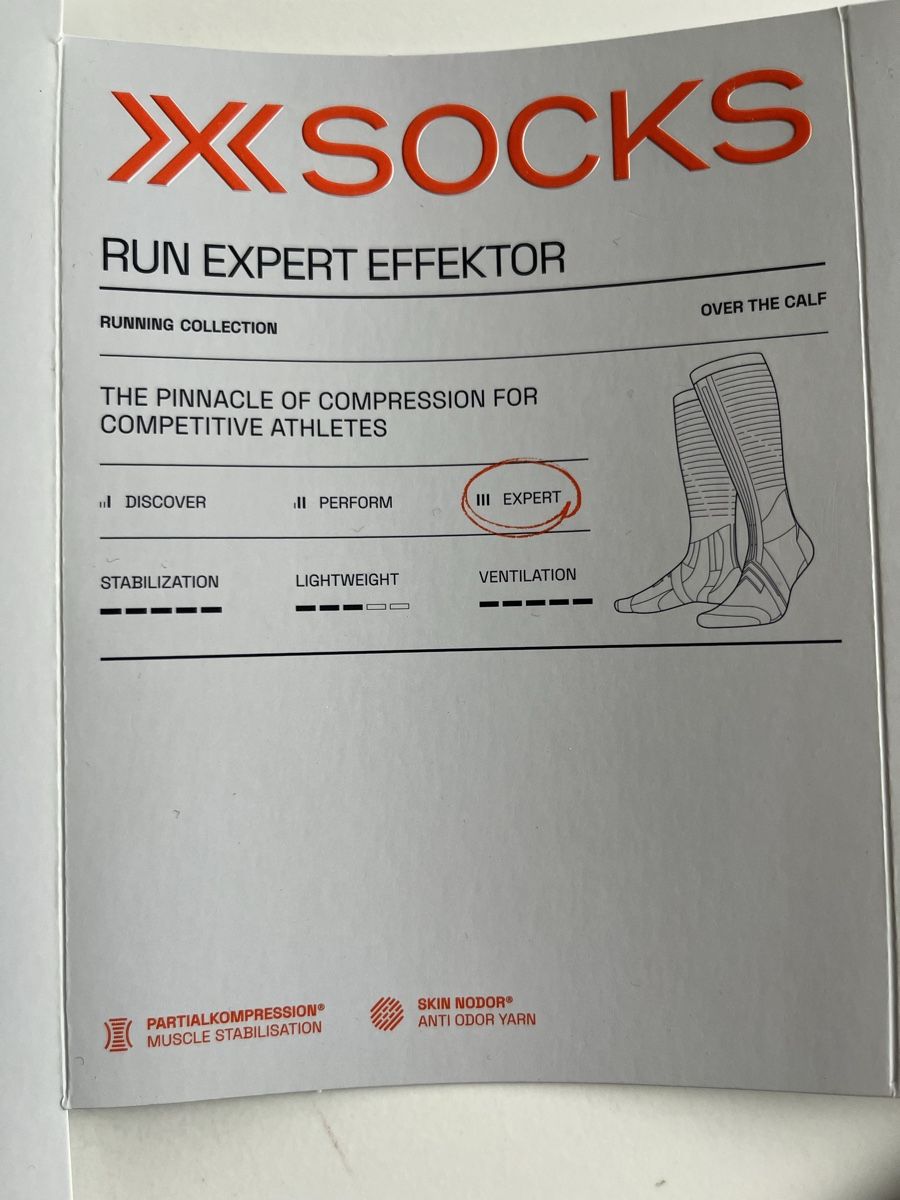 Calze: Kompressionssocken Run Expert Effektor Gr 45-47 – Nuovo (secondo la descrizione) da Russikon venduto da sparklingvision 3
