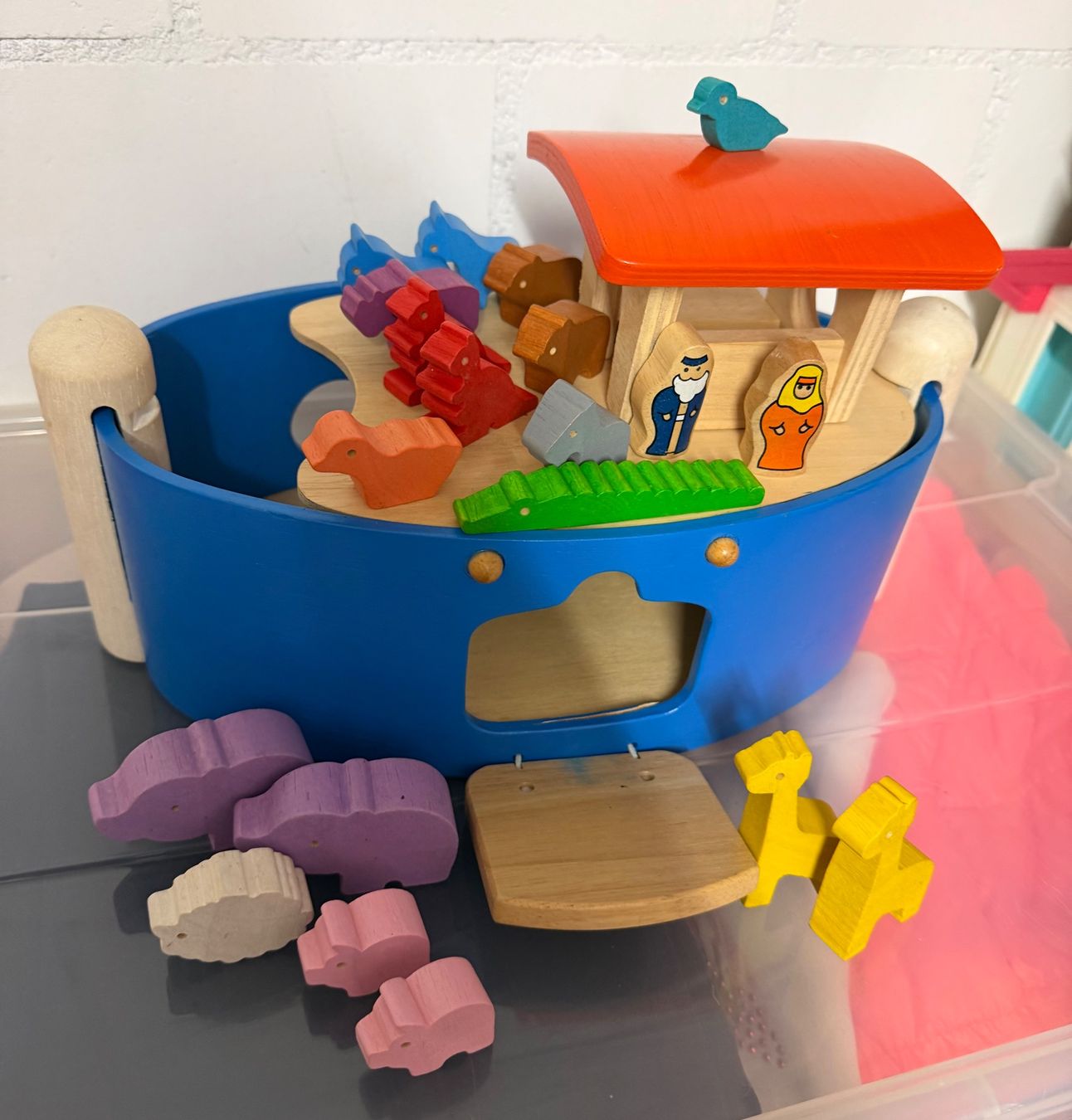 Giocattoli: Holzspielset Arche Noah – Usato da Wohlen AG venduto da cello80