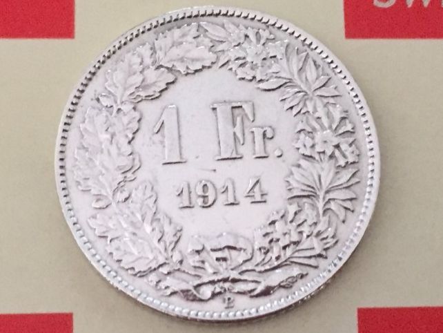 Tutti le monete: 1 Franken 1914 vz – Usato da Elsau venduto da herbybay