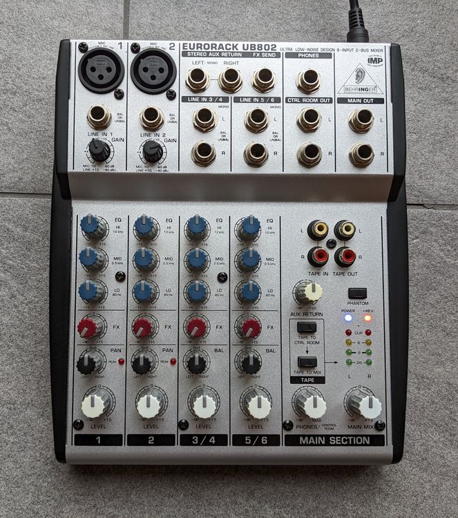Behringer EURORACK UB802 UltraLow Noise Design Mixer Kaufen auf Ricardo
