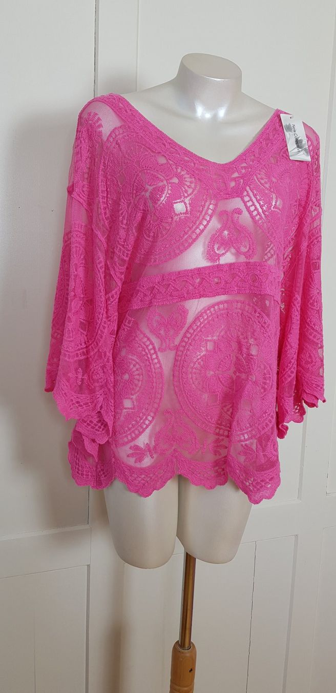 Tuniche: Tunika, Bluse, Baumwolle-Polyester, Neu, Gr. 40 42 44 – Nuovo e nell'imballaggio originale da Uster venduto da Astral 1