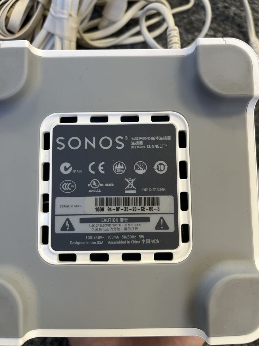 Sonos Amplificatori: Sonos Verstärker und Connect  – Usato da Baar venduto da Hendrikkoller 2
