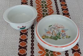 Porzellan LANGENTHAL 60er Vintage Baby Teller Kind Tasse