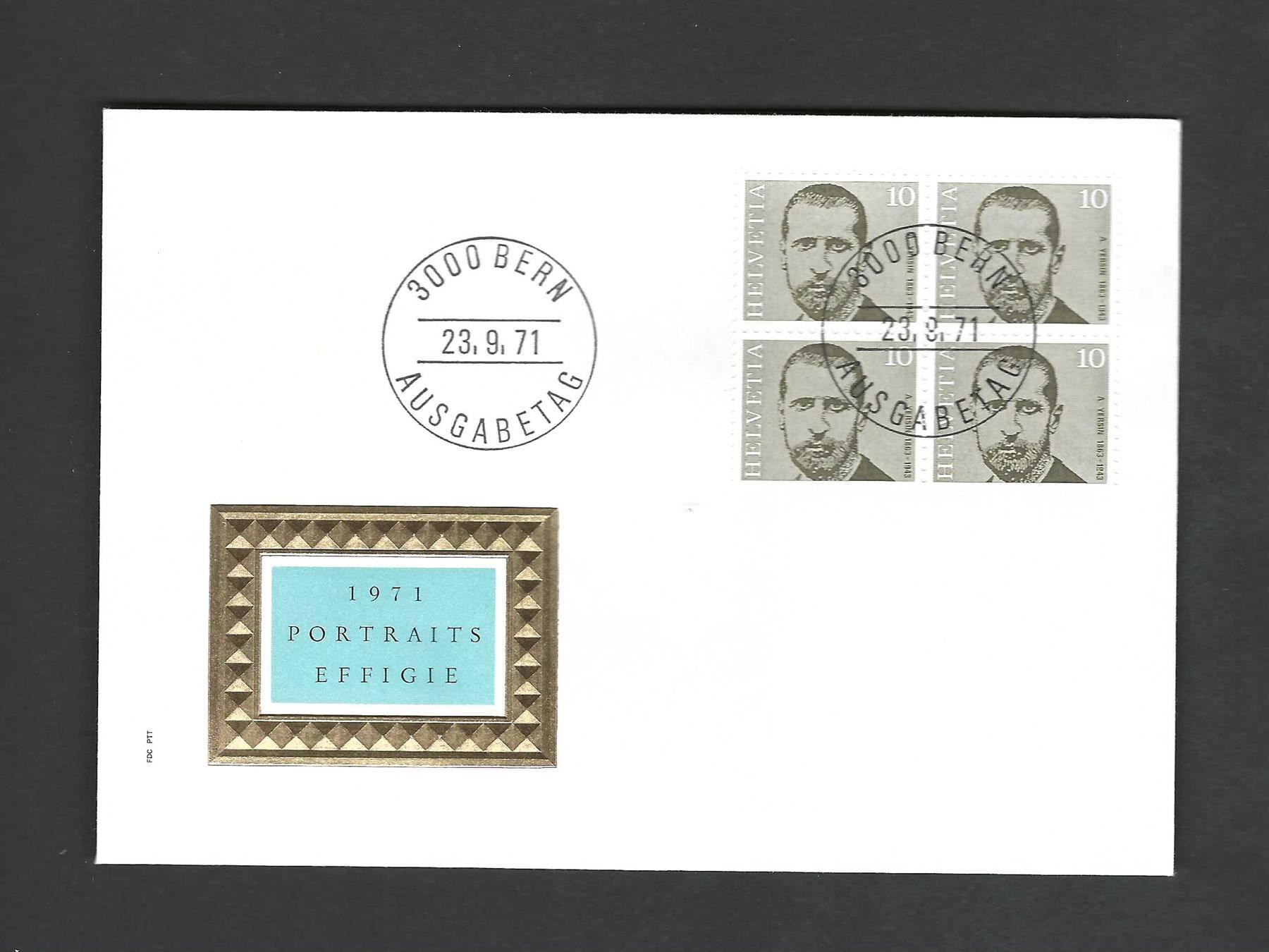 Tutti i francobolli: CH FDC Viereblock 1971 – Nuovo e nell'imballaggio originale da Koblenz venduto da Markenhimmel