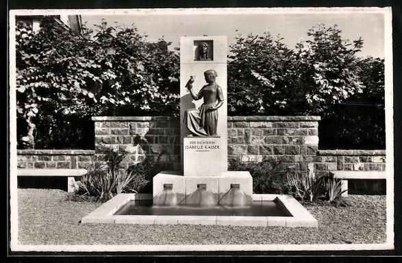 Cartoline postali: AK Beckenried, Isabella Kaiser-Denkmal – Usato da Berlin venduto da bartko-reher