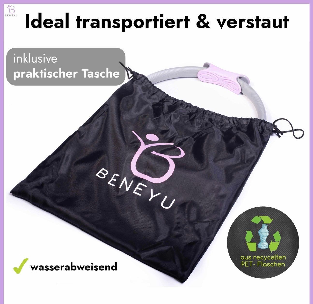 Hometrainer: Rutschfester & Superleichter Pilates Ring - Oberschenkeltrai – Nuovo e nell'imballaggio originale da Basel venduto da Seifehuesli 6