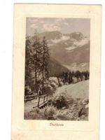 Les Diablerets Berge Natur Stempel 1917