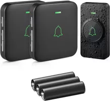 Kabellose Türklingel Batteriebetrieben Mini Funkklingel