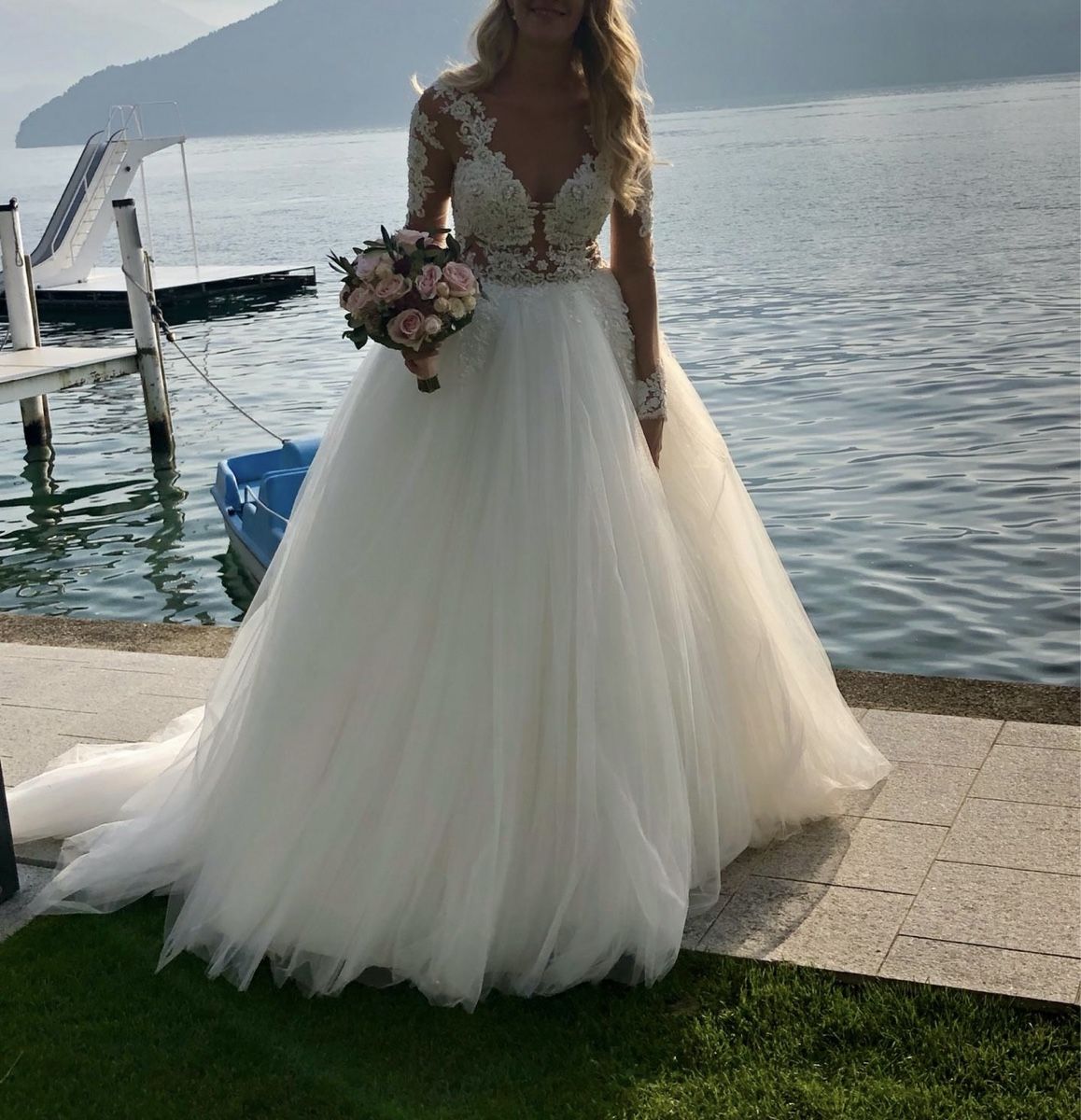 Vestiti: Hochzeitskleid Haute Couture – Usato da Lachen SZ venduto da mon_2rpd 2