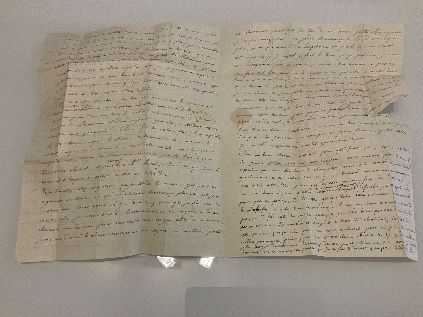 Tutti i francobolli: Eingehender FB mit Umfangreichen Inhalt, Dünkirchen-Genf – Usato da Rheinfelden venduto da ricci62 2