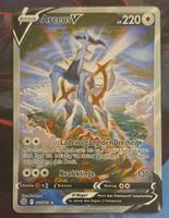 Pokemon Karte Arceus V 166/172 neuwertiger Zustand