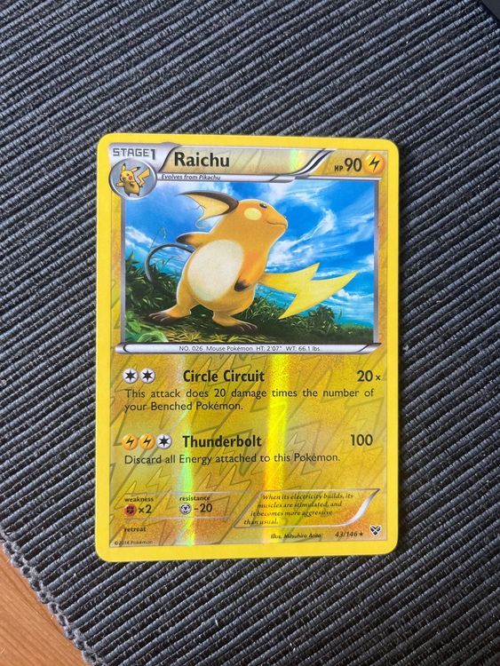 Pokémon Carte collezionabili: Pokemon Raichu Reverse Holo XY Base set 2014 NM – Nuovo (secondo la descrizione) da Wabern venduto da Collectfun
