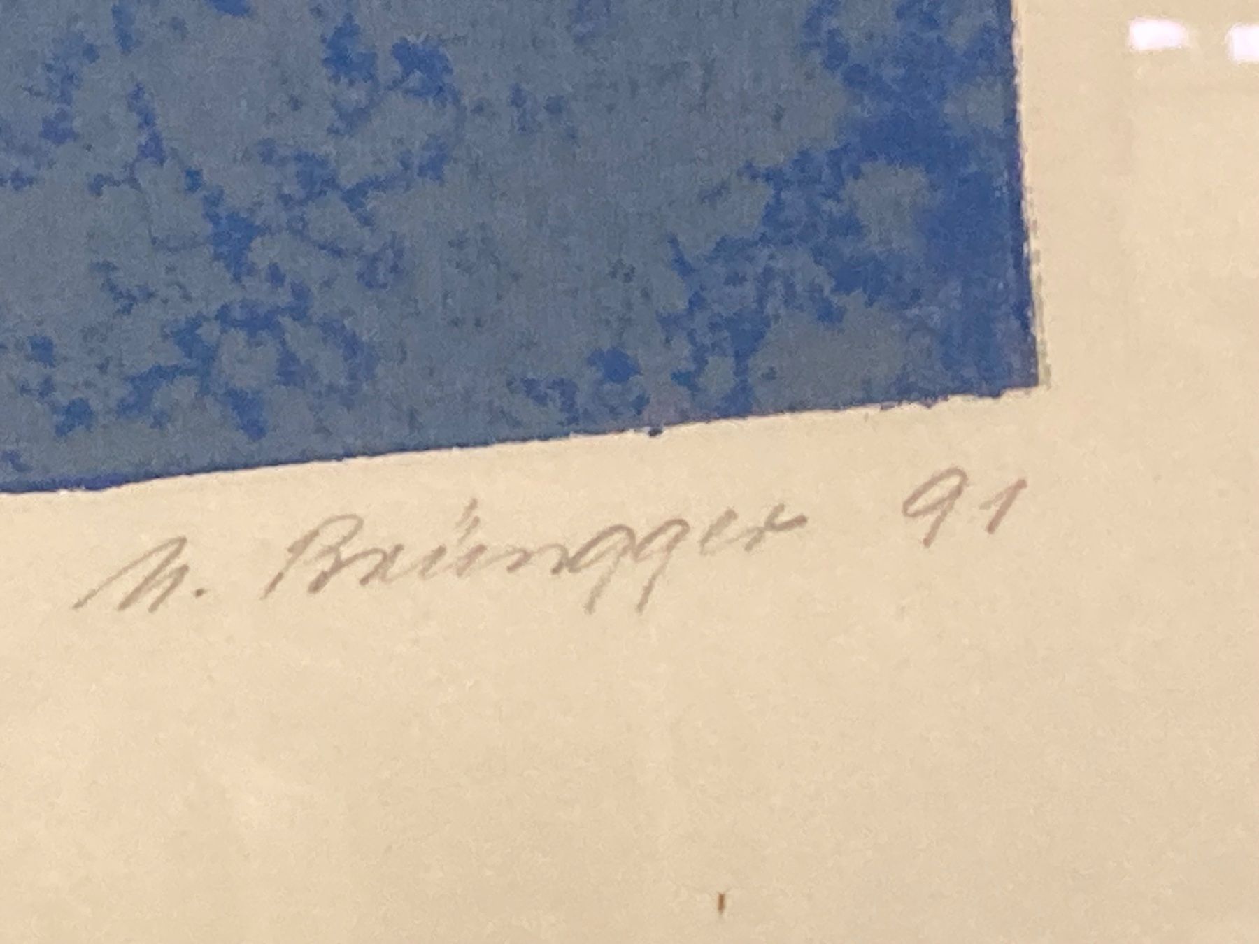 Grafiken & Lithographien: Brüngger Ursula Lithographie signiert – Gebraucht aus Bern von Jwpm66 3