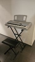 Keyboard Yamaha PSR-450 mit Ständer und Hocker gebraucht