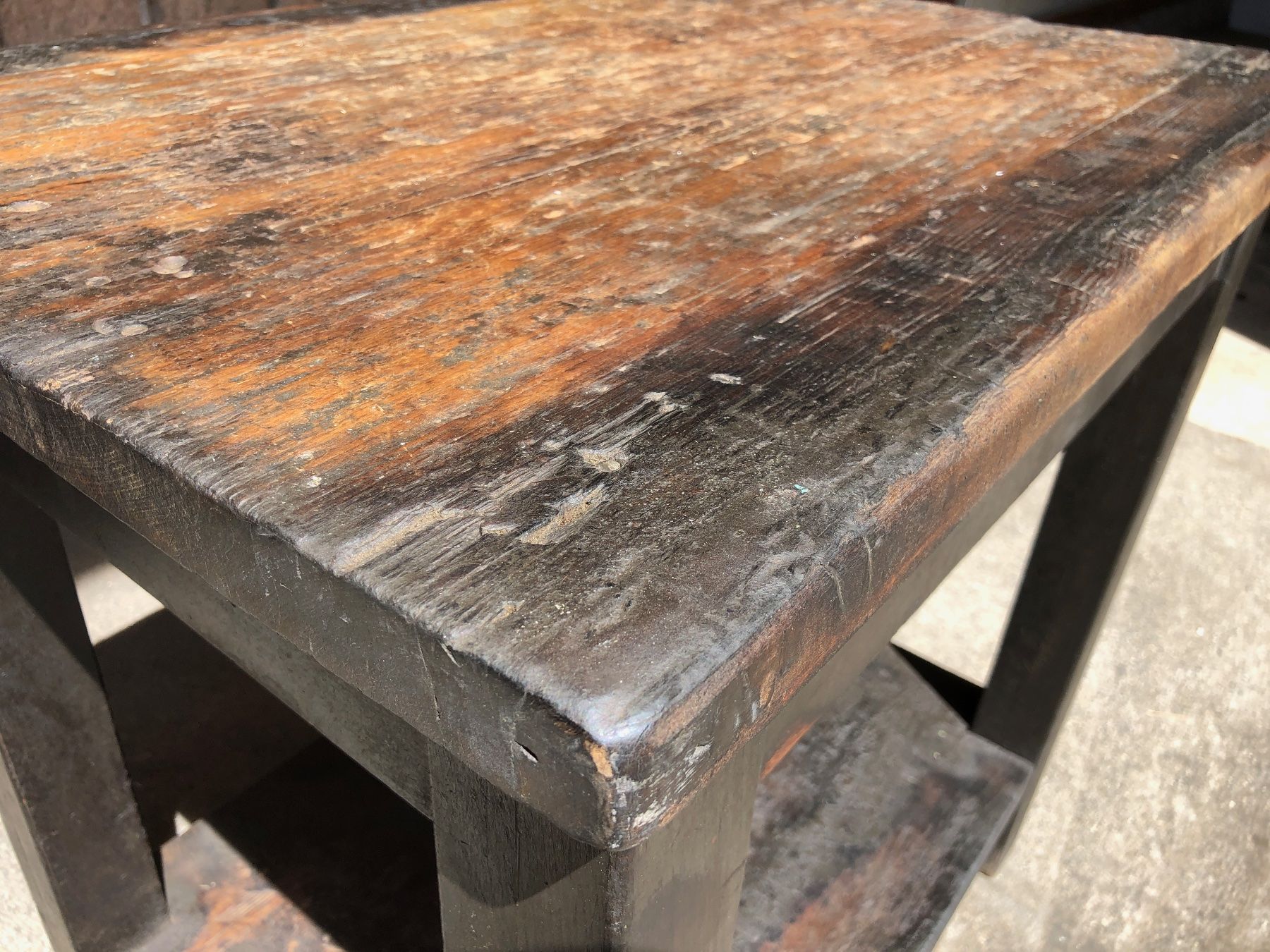 Tische: Tisch original Industrial Design, mit schwarzer Patina – Gebraucht aus Laufenburg von industrial-silence 3