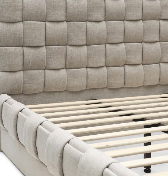 Letti: RIVIERA MAISON**Room 48 Double Bed FabFlax - – Nuovo e nell'imballaggio originale da Ruswil venduto da Miami-2026 2