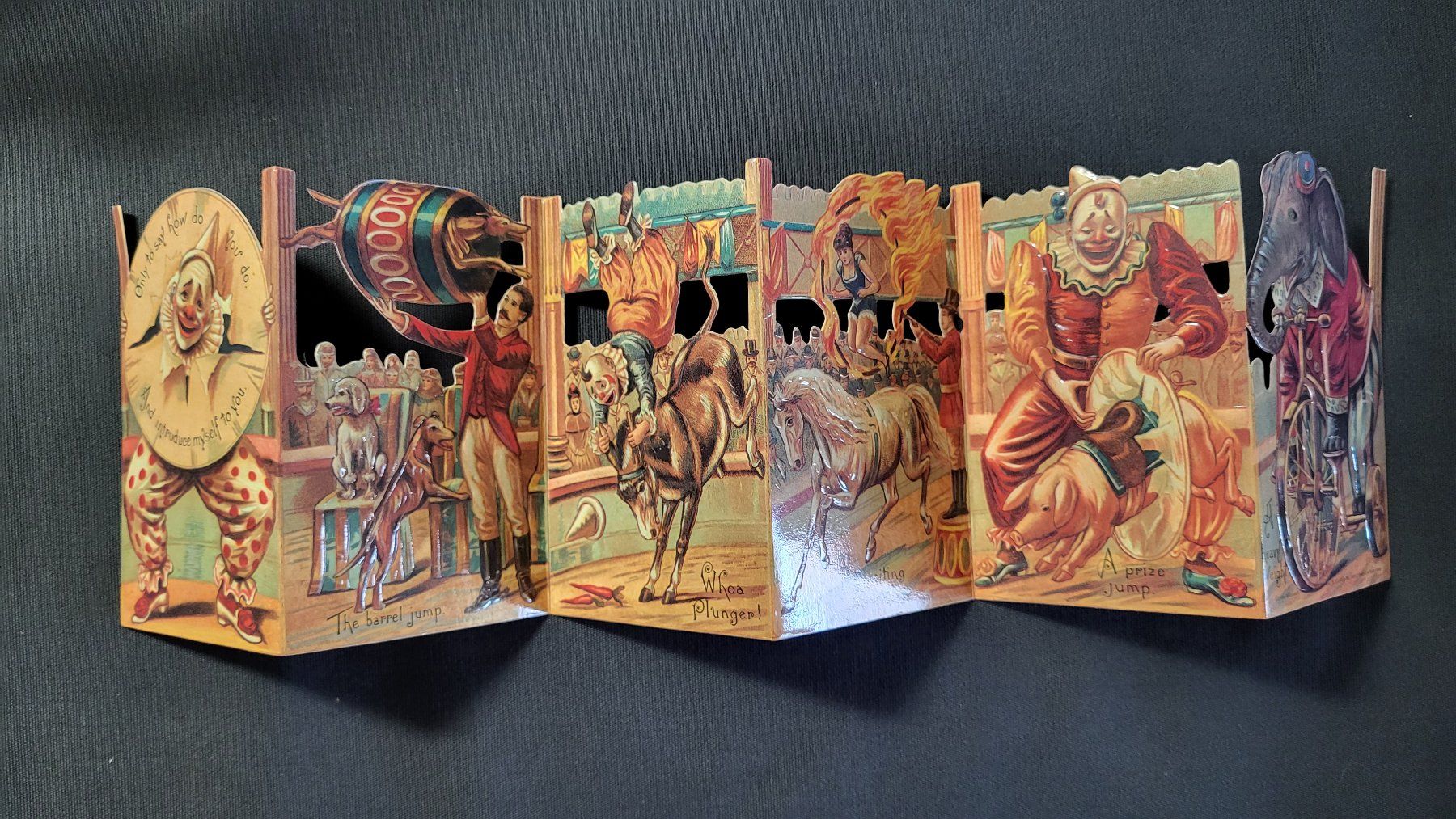 Cartes: Old Fashioned Decorative FOLD-OUT CIRCUS – Neuf avec emballage d'origine à Basel par spinne02