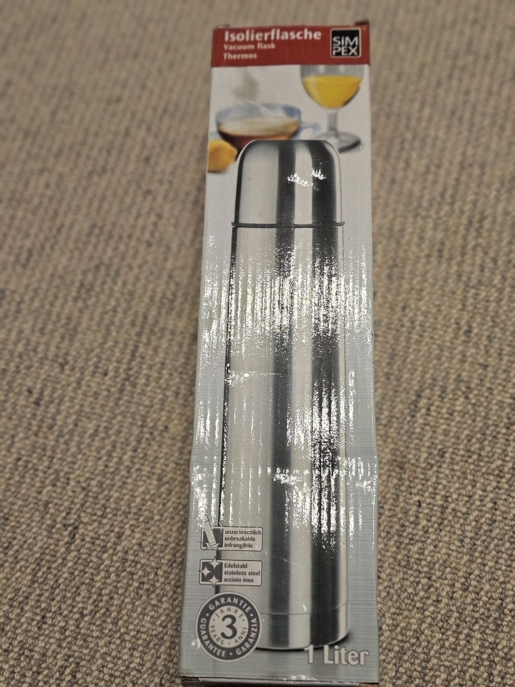 Borracce & Thermos: Simpex Isolierflasche 1 Liter - Neu – Nuovo e nell'imballaggio originale da Rheineck venduto da Eulalia40