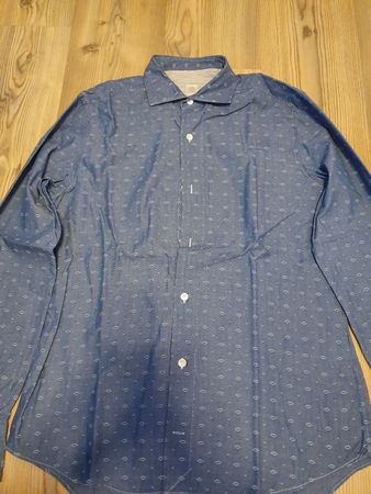 Eleventy Platinum, Jeanshemd, Hemd, 40