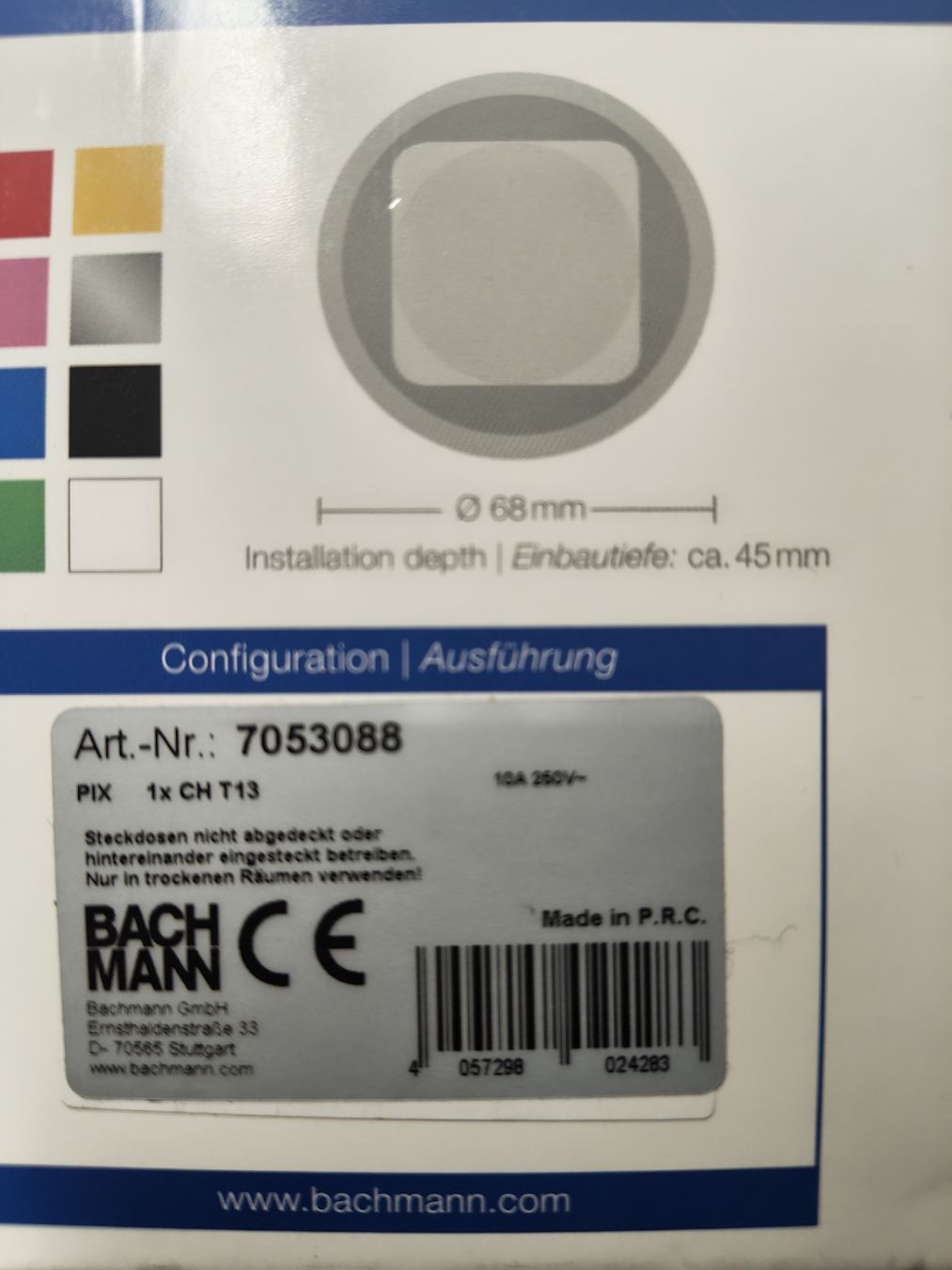 Stecker: Einbaustexkdose – Neu und originalverpackt aus Tägerig von Mangopilz 3