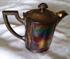 Silberkanne, Weller, antik, 18cm