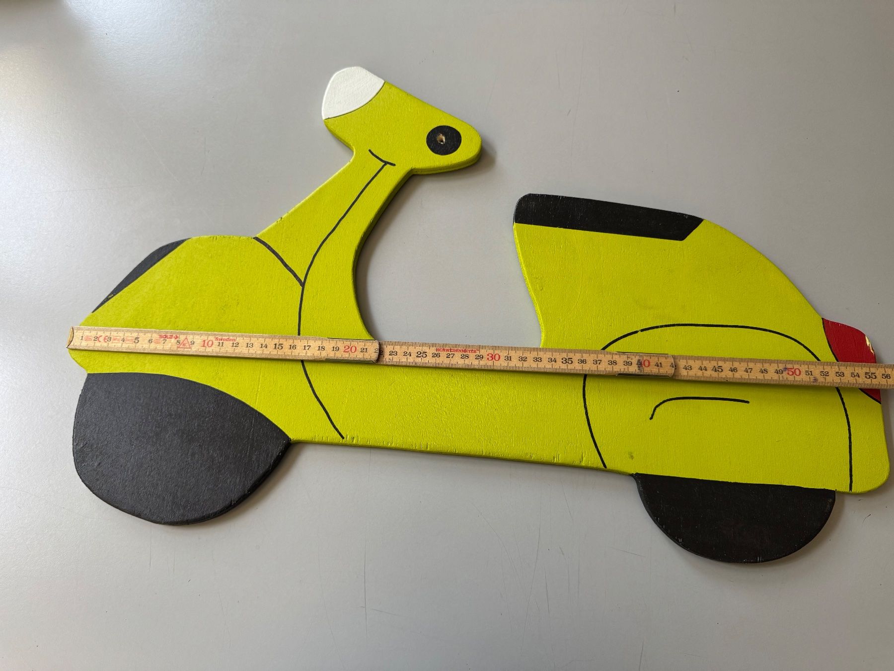 Tutte le decorazioni: Holzroller, gelb, ca. 55 cm lang, Deko – Usato da Neftenbach venduto da Rose40 3