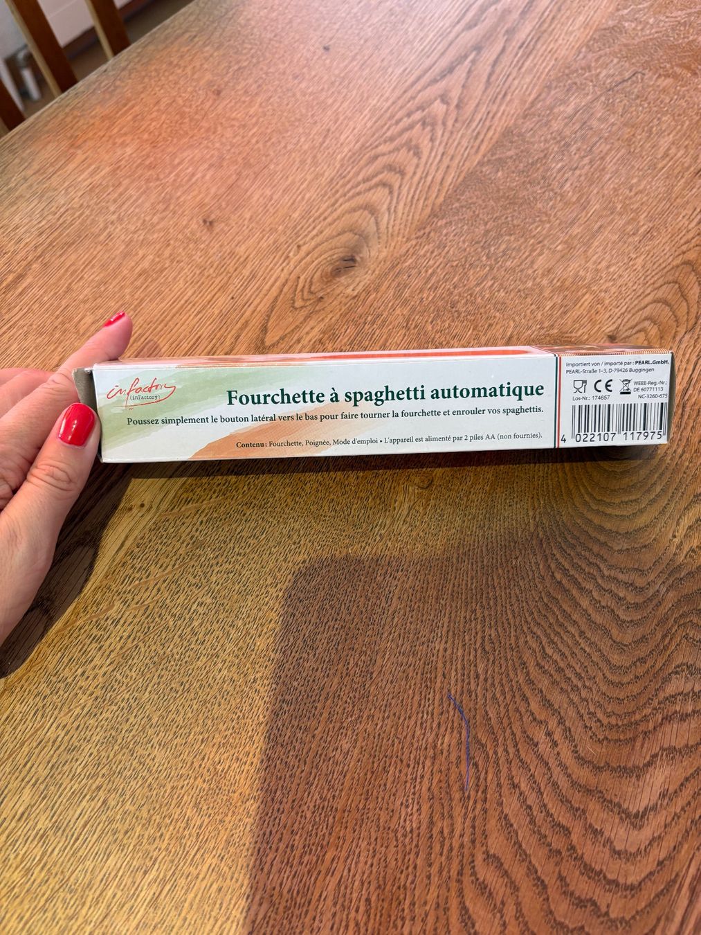 Küchengeräte: Coole elektrische Spaghetti Gabel, Neu rot – Neu und originalverpackt aus Basel von Tierschutz-Flohmi 4