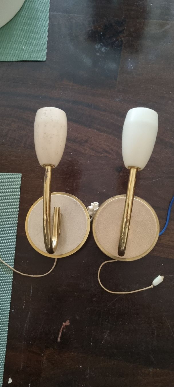 Lampade: 2x Vintage Designer Wandleuchter – Usato da Basel venduto da Jcva