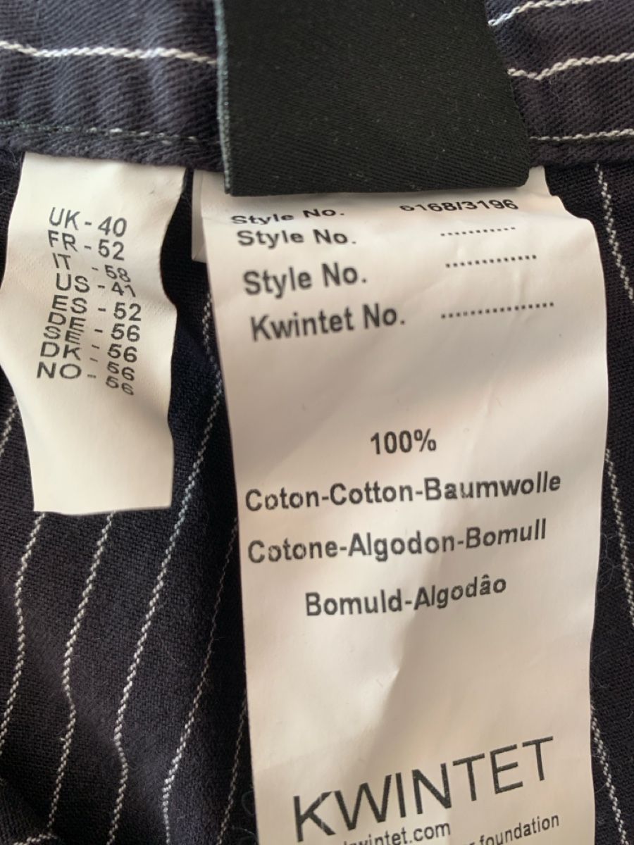 Pantaloni: Chefhose/Kochhose Gr. 56 – Nuovo (secondo la descrizione) da Zürich venduto da Olimpied 7