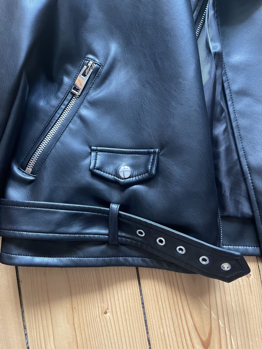 Jacken: Coole Kunstlederjacke von Mango, Grösse L, Schwarz! – Neu (gemäss Beschreibung) aus Wahlen b. Laufen von Salome7 5