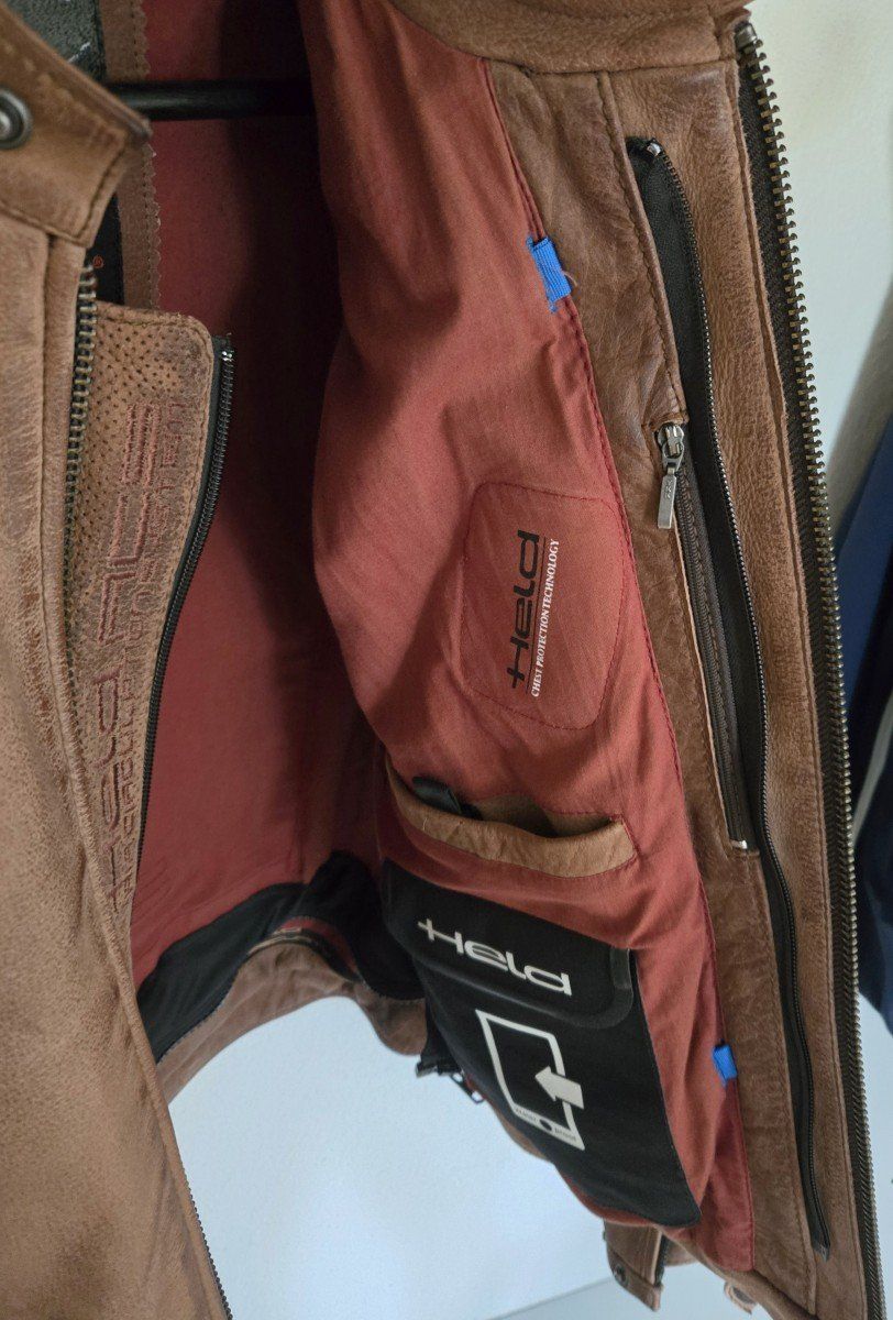 Held Giacche: Held Motorradjacke Leder braun – Usato da Regensdorf venduto da keepcoding 1