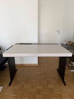LoSTA Bürotisch / Schreibtisch 120 × 80 cm  Weiss/Schwarz
