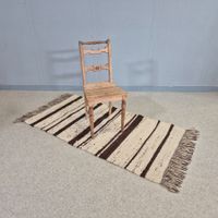 1970 Carpet Boden-Teppich Vintage Teppich 160x85 cm geknüpft