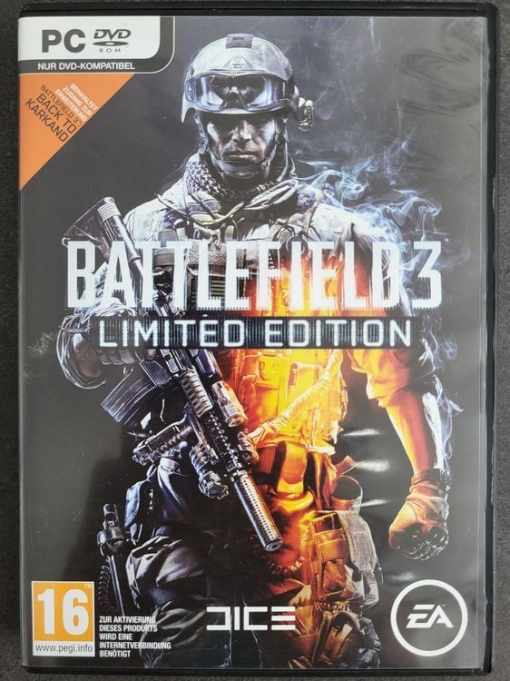Giochi: Battlefield 3 - PC DVD-ROM – Usato da Eggersriet venduto da stamp303