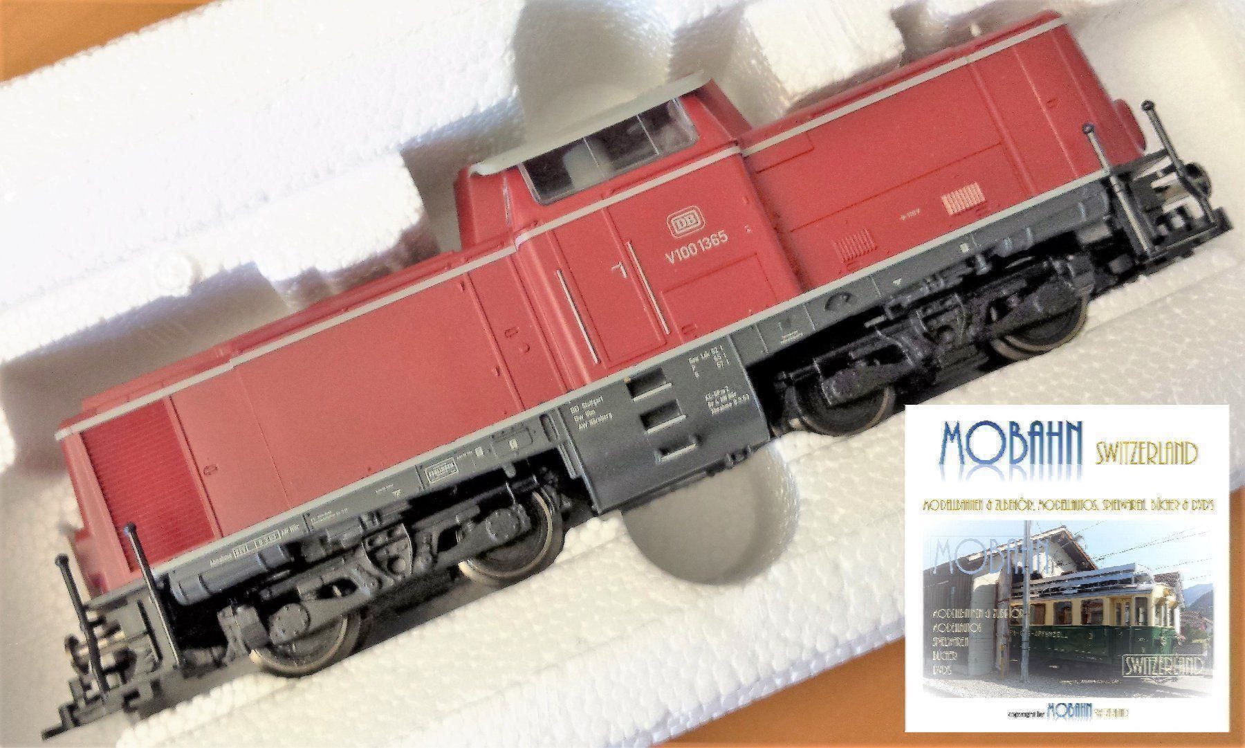 Fleischmann Modellini di ferrovie: Fleischmann 631102-1 - Diesellok BR V100 der DB - mit DSS – Nuovo e nell'imballaggio originale da Rotkreuz venduto da MOBAHN-1zu87 3