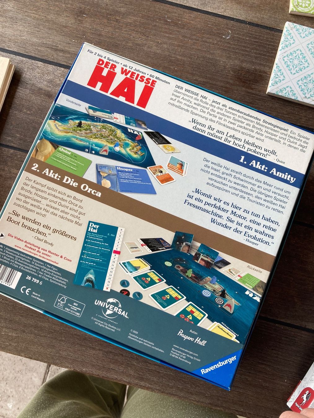 Ravensburger Spiele: Der weisse Hai / Brettspiel – Gebraucht aus winterthur von tatort1 1