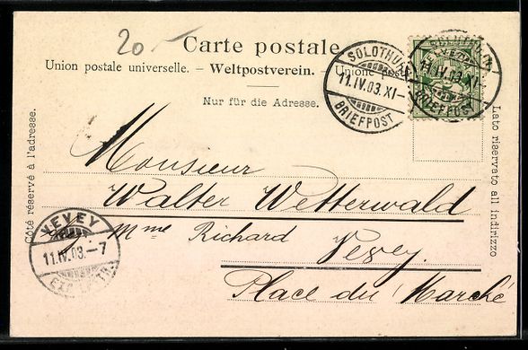 Cartoline postali: AK Solothurn, Krumme Thurm – Usato da Berlin venduto da bartko-reher 1