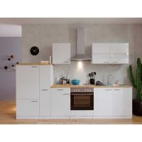375 Küchenzeile Küchenblock 300cm weiss - Küche Einbauküche