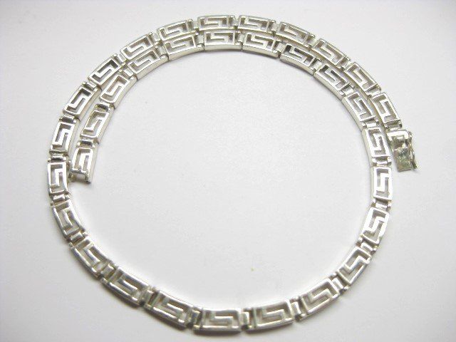 Catenine: Vintage Collier Kette Labyrinth Silber 925 / 41.5 cm – Usato da Ermatingen venduto da Decovin 7