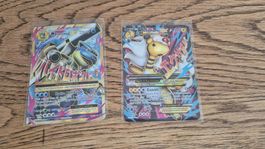 Pokemon Karten Blastoise EX Mega Ampharos EX 