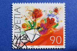 Sondermarke 'Glückwünsche' 2001 - off.Ersttagstempel BERN