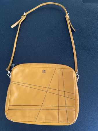 Coccinelle Tasche, Echt Leder, Senffarben, Top Zustand!