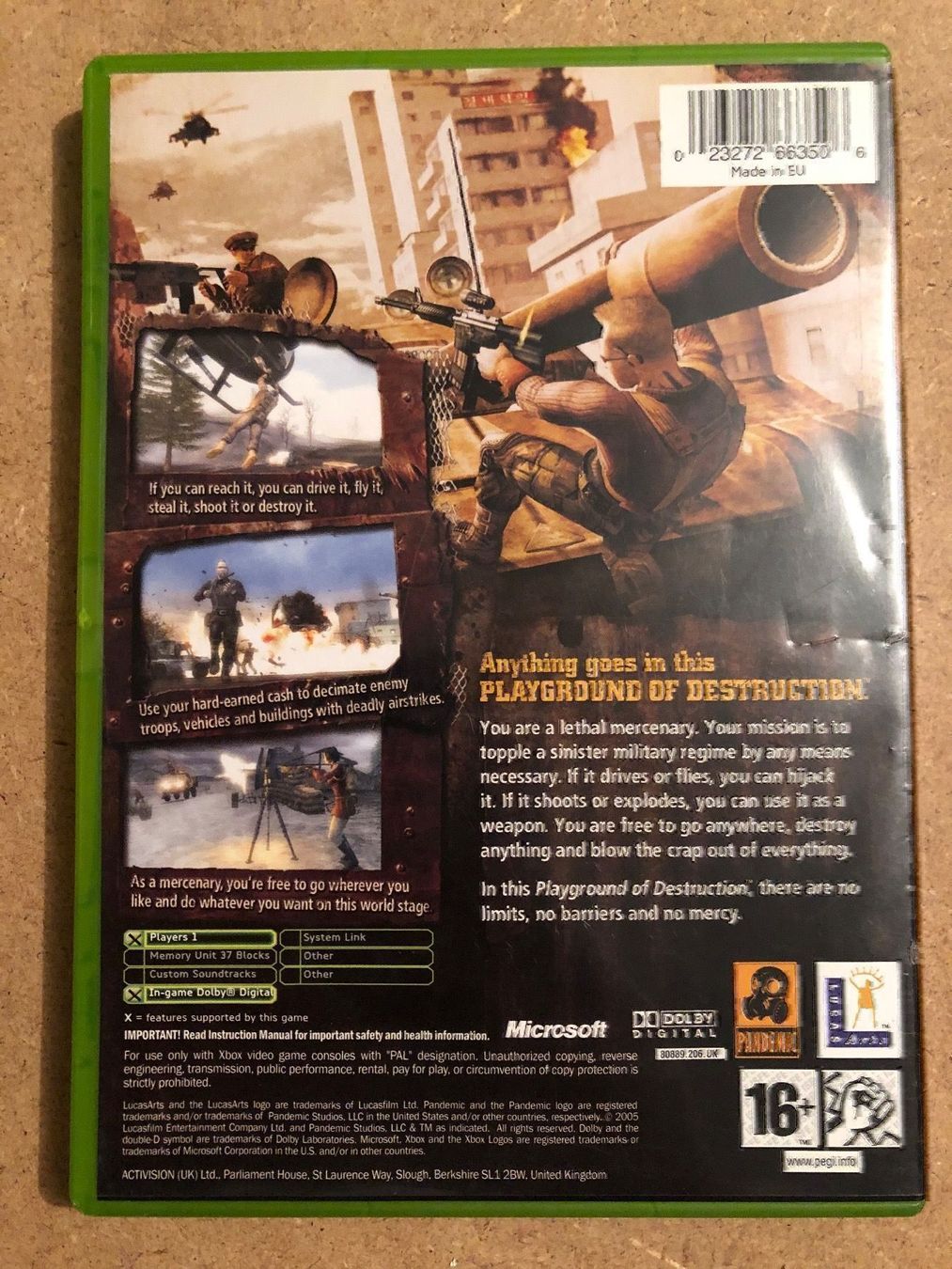 Jeux: Mercenaries für Xbox – D'occasion à Kestenholz par Mad18 2