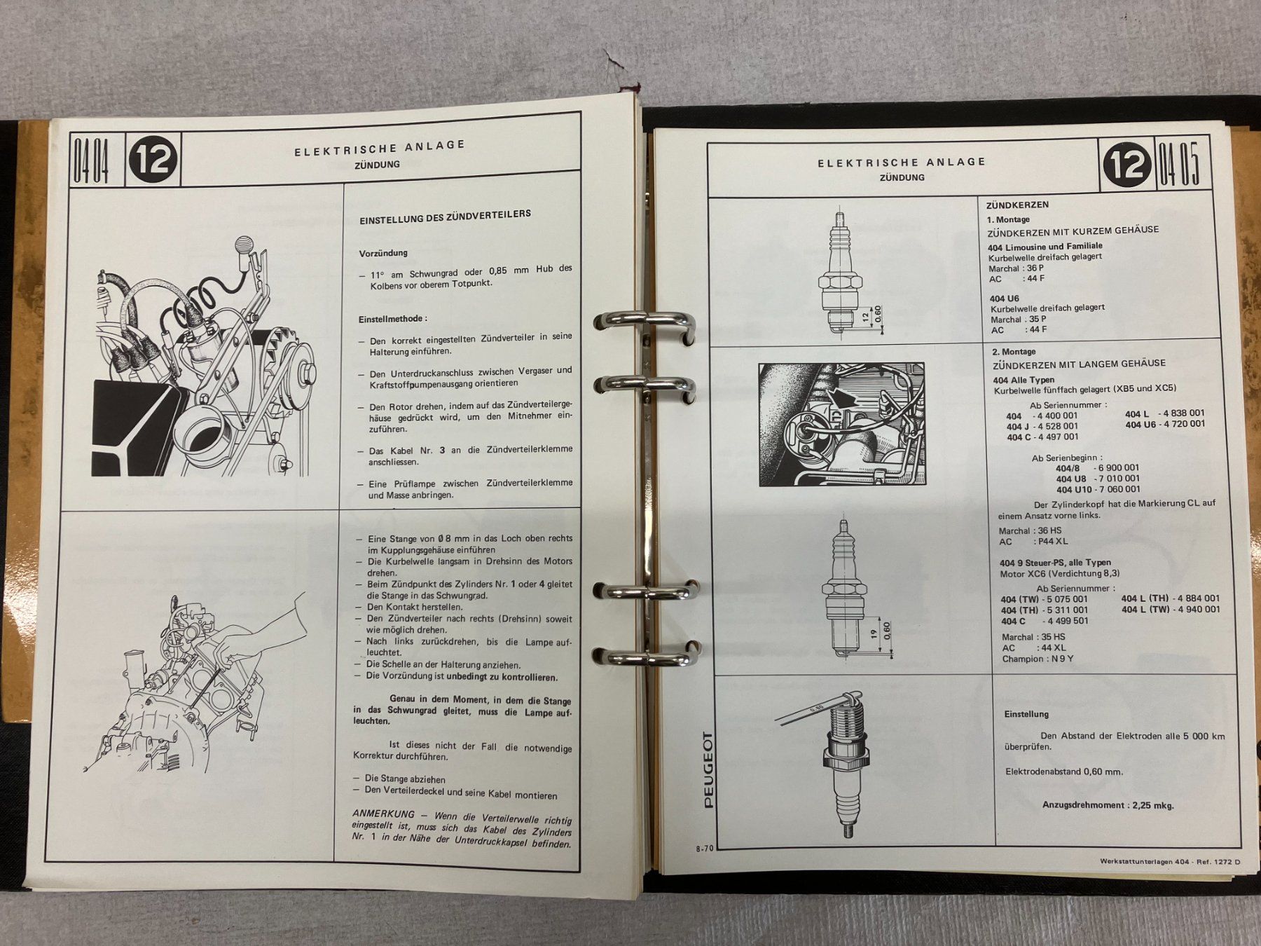 Libri: Werkstatthandbuch Peugeot 404 – Usato da Hämikon venduto da Armin15 9