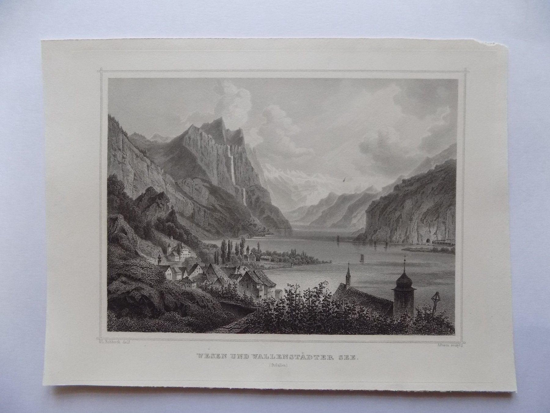 Gravures: Weesen Walensee Luxusausgabe – D'occasion à Risch par Rischli15