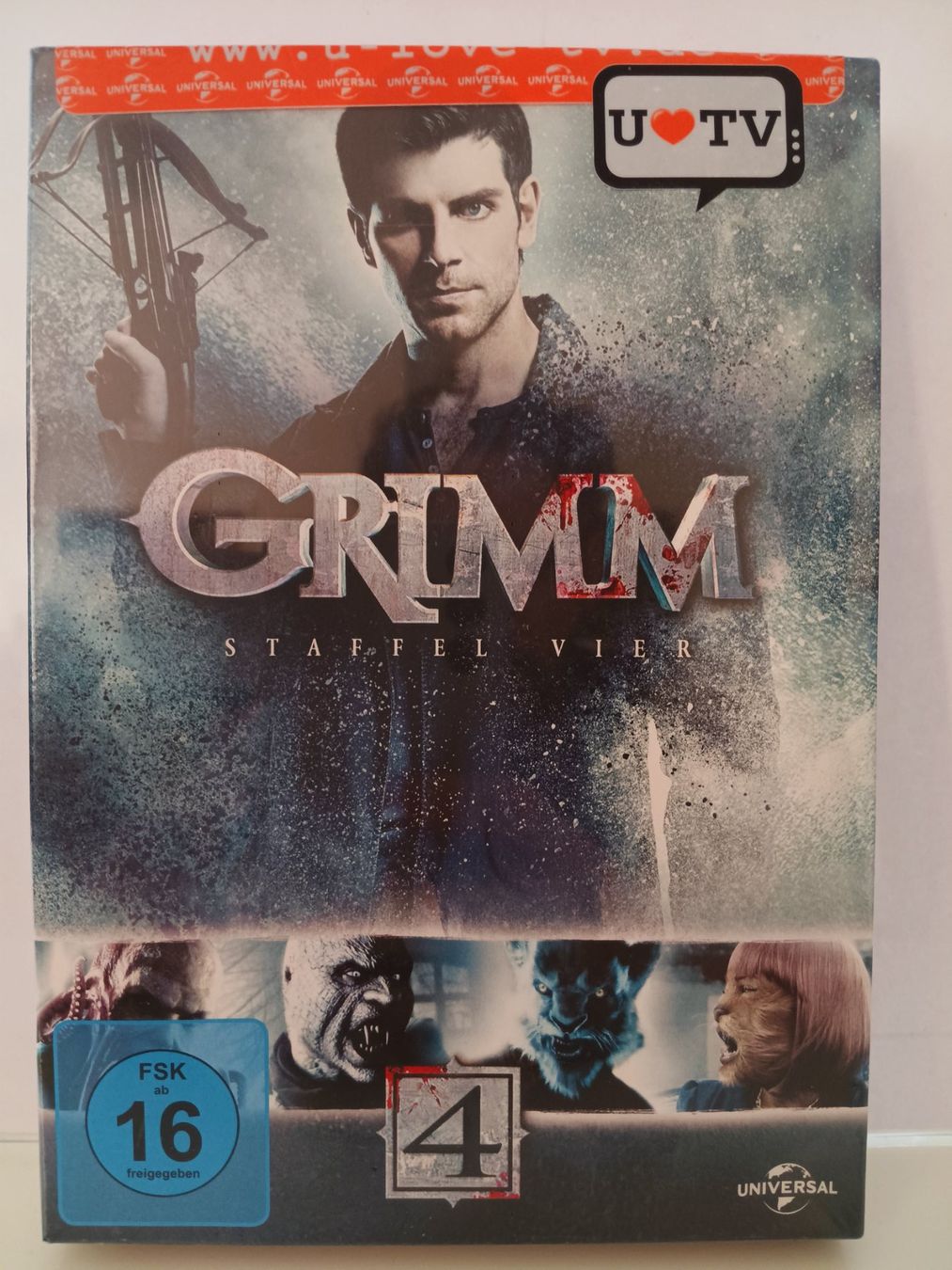 Tutti i DVDs: GRIMM STAFFEL VIER 4 auf 6 DVDs NEU – Nuovo (secondo la descrizione) da Aarau venduto da Yeeaaah