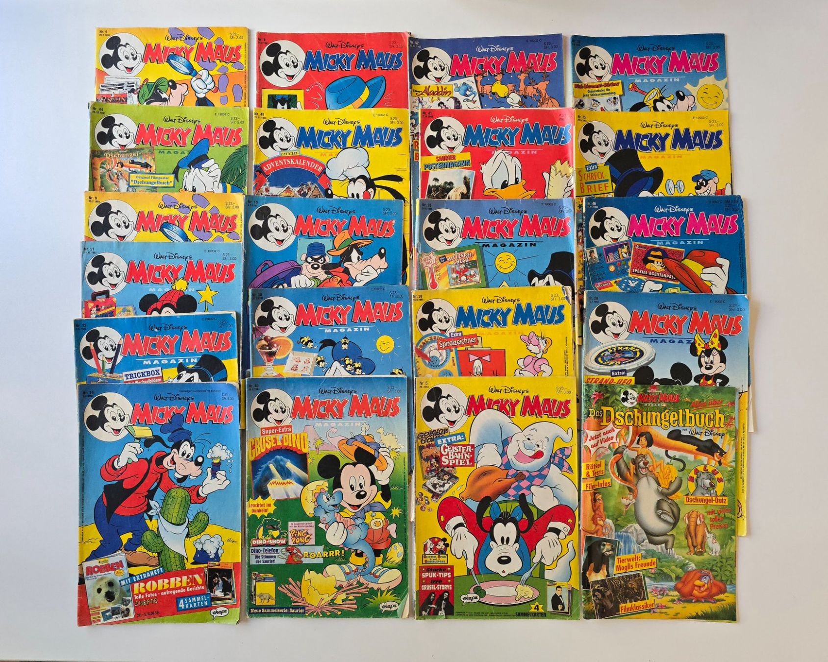 Comics: Micky Maus Hefte 1993 – Gebraucht aus Dättlikon von Wundertuete_