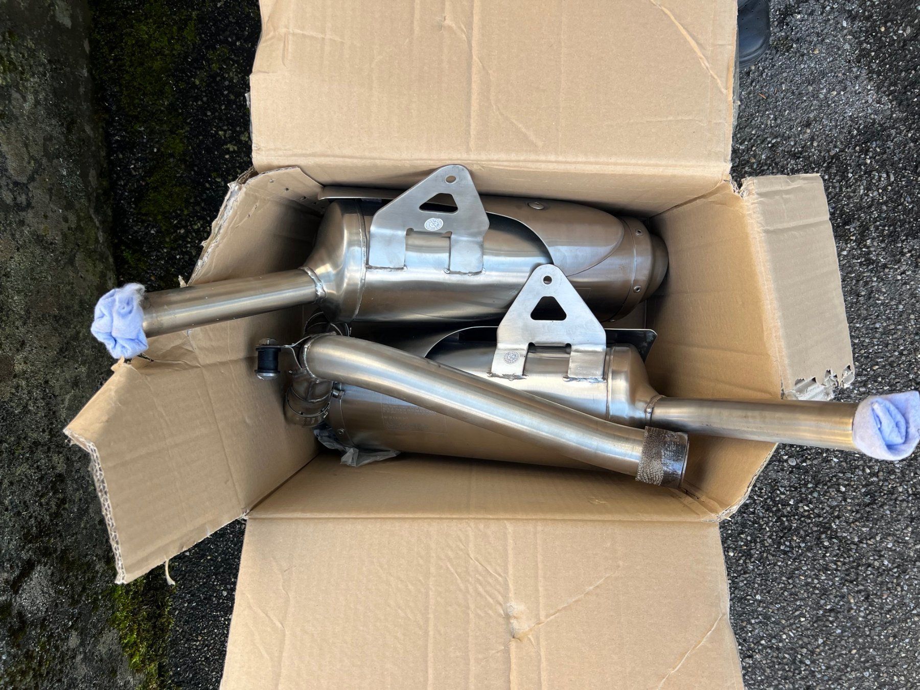 Triumph Sistemi di scarico: Original ersetzteil Triumph Street triple 2011 – Nuovo (secondo la descrizione) da Vogelsang AG venduto da Micu73