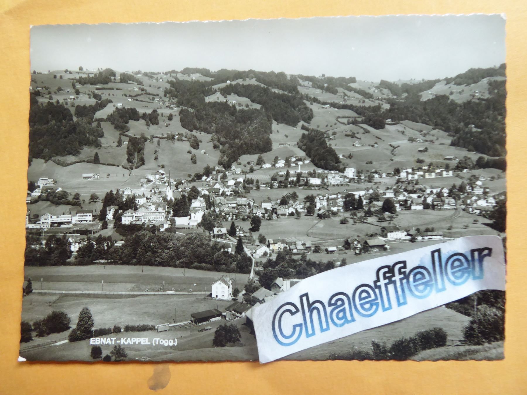 Ansichtskarten: Ebnat-Kappel (Togg.) – Neu (gemäss Beschreibung) aus Zürich von Chaeffeler