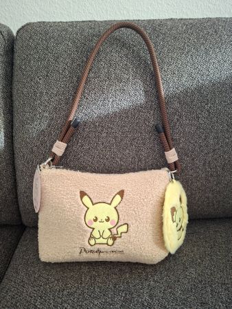 GU Pokemon peace pile fleece Bag charm set/New/Japan!